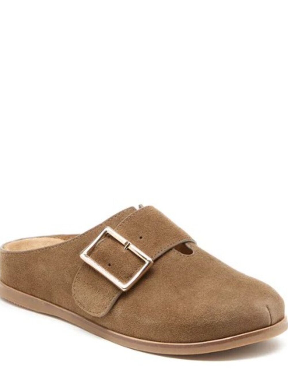 Kelsi Dagger "Franklin" clogs in taupe suede - size 9
